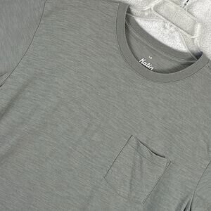 Katin Tshirt Mens L Heather Gray Pocket Blank Preppy Beach Vacation Huckberry
